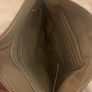 Accessorize Silver / gold  metallic leather clutch Image 4