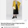 Moncler Raincoat Mustard Image 5