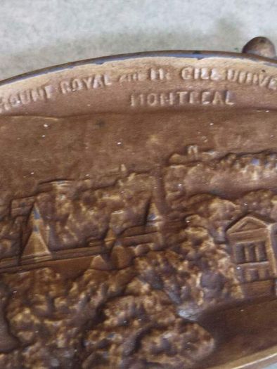 Made In France P Depose Cooper Effect Mount Royal On The Cile University Montreal Souvenir Ashtray