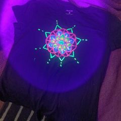 uv hand painted tshirt