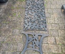 cast iron table