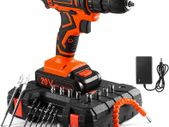Cordless Drill Driver 20V, Battery Drill Power Drill Electric Drill 42N.m Max, 1x2000mAh Li-Ion Battery, 3/8