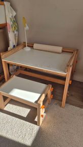 Kids Adjustable Desk and Bench IKEA Flisat