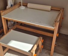Kids Adjustable Desk and Bench IKEA Flisat