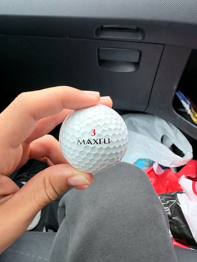 Maxfli number 3 golf ball.