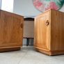 Vintage Ercol blonde bedside cabinets/side cabinets mid century retro Image 10