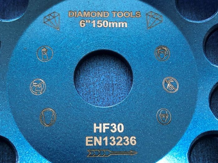 HILTI D150 replacement diamond grinding wheel 150mm 6" inch concrete, stone