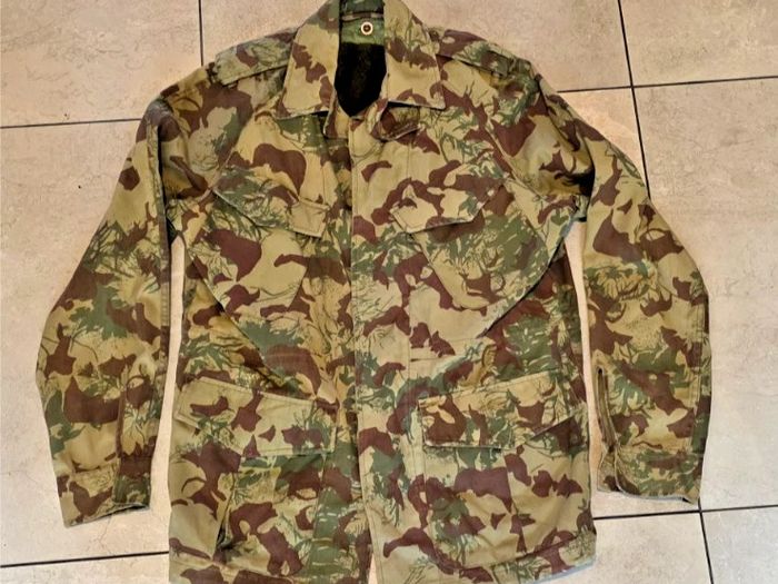 Vintage 1984 South African Police Camouflage Uniform Set