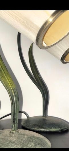 2 x vintage lamps