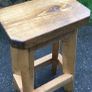 Rustic Kitchen Island Counter High Stools Pine New Image 2