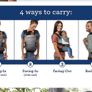 Infantino Go Forward Evolved Baby Carrier Ergonomic face-in and Back Image 5