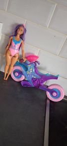 doll and motor bike