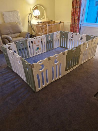 Baby Vivo Playpen Plastic Foldable