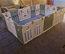 Baby Vivo Playpen Plastic Foldable