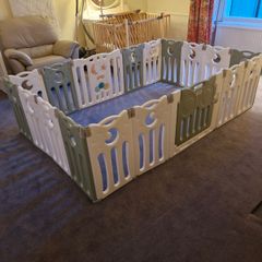 Baby Vivo Playpen Plastic Foldable