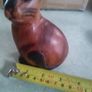 Small Wood Carved Cat Image 4