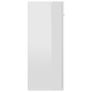 Sideboard High Gloss White 105x30x75 cm Chipboard Image 6