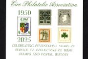 2025 Ireland. Mint Souvenir Card to commemorate EPA (Eire Philatelic Association) 75th Anniversary