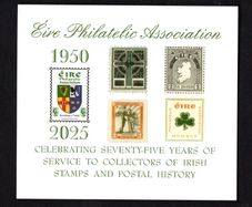 2025 Ireland. Mint Souvenir Card to commemorate EPA (Eire Philatelic Association) 75th Anniversary