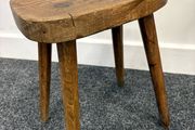 Antique hand crafted French stool/ low table