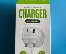 Apple iPhone Samsung android dual usb wall fast charger 45 watt usb type C and A brand new