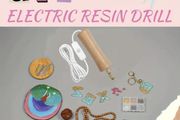 USB Powered Electric Resin Jewelry Drill Set, new, unopened.