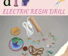 USB Powered Electric Resin Jewelry Drill Set, new, unopened.
