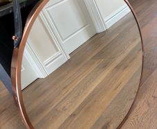 Rose gold mirror