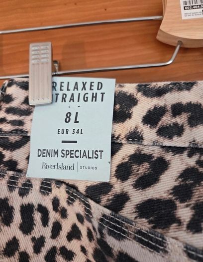 river island leopard print jeans