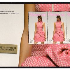 2010 Ireland Irish Fashion Designers Booklet Pane featuring Paul Costello Mint Never Hinged (MNH). Hibernian HP188.