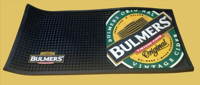 Vintage Bulmers Cider Rubber Bar Runner New
