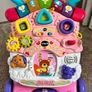 2-in-1 VTech Baby First Steps Walker in Pink with detachable activity panel | Toddler & newborn Image 2