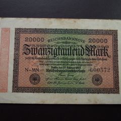 Germany. Reichsbanknote. 20,000 Mark (20.2.1923)