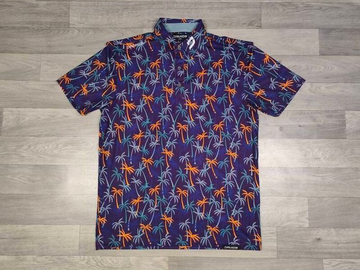 Druids Golf Polo Shirt Mens Large