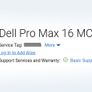 Dell 16 Pro Max (Ultra 7 / 32GB / 512GB / RTX PRO 500 Blackwell) Image 6