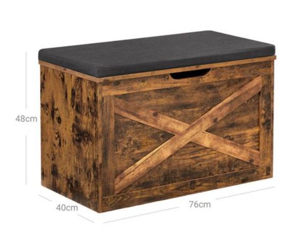 New Padded Shoe Storage Bench - FREE P&P