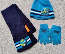 Ninja Turtles Boy's Hat Gloves And Scarf Set 5-8 Years