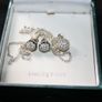 Silver 925 Earrings and a Necklace with a Pendant length 19" - 4,3g Image 8