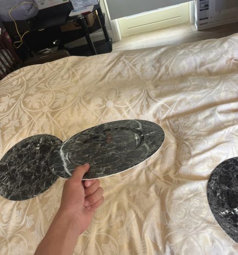 plates marble