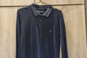 French Connection long sleeve polo top