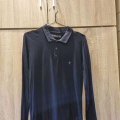 French Connection long sleeve polo top