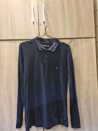 French Connection long sleeve polo top