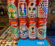 Budweiser Limited Edition FIFA World Cup Cans