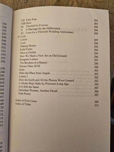 Eavan Boland New Collection Of Poems First Edition Paperback In Good Condition. See Photos For Same.