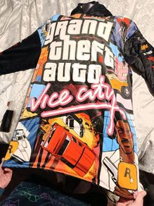 GTA vice city oversized snoodie