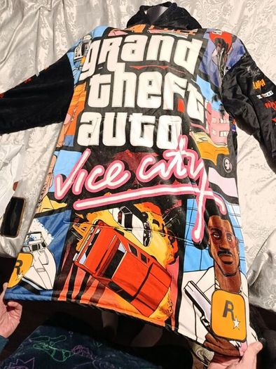 GTA vice city oversized snoodie
