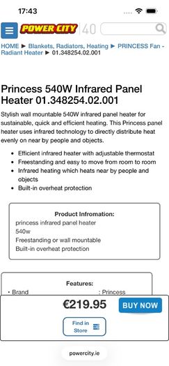 heater