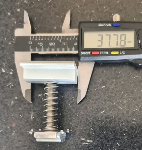 10x Solar Panel Mid-Clamps with Spring & T-Nut - Brand New