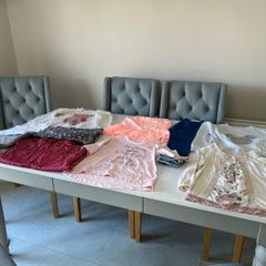 Girls clothes bundle, Age 6-8 years - includes padded raincoat (Free girl items for first buyer to offer asking price on this)