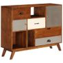Sideboard 115x35x86 cm Solid Acacia Wood Image 6